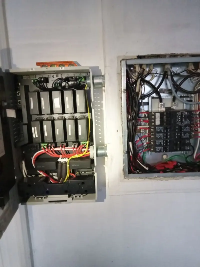 Electrical panel upgrade completed for Ring Doorbell Installation in Silsbee